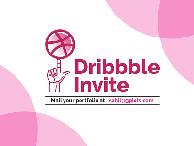 Dribbble Invite draft dribbble icon invitation invite invites player prospect vector