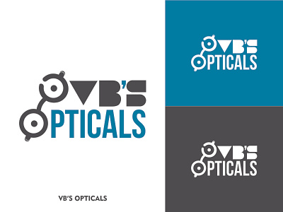 Logo Design | VB'S OPTICALS brand design icon identity logo