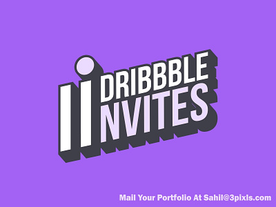 2x Dribbble Invites 2 invites draft giveaway invitation invite invites