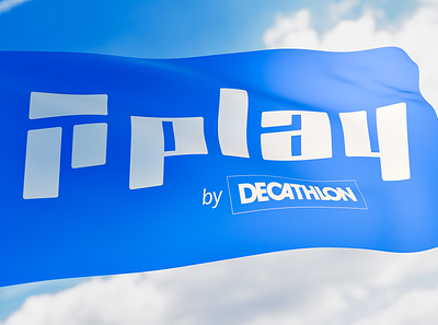 Play by Decathlon - logo design 3d visualization branding decathlon logo logo design