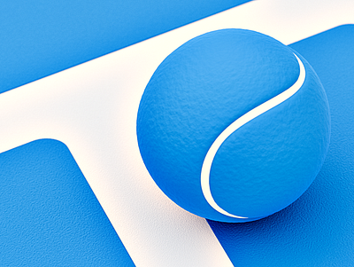 Padel sport visual detail 3d illustration 3d visualization art direction blender3d blue branding decathlon logo design padel play sports