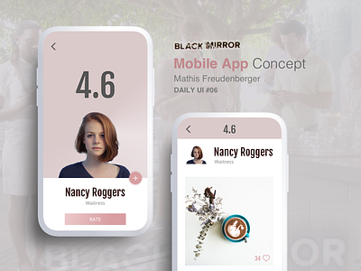 Black Mirror - Concept App - Daily Ui