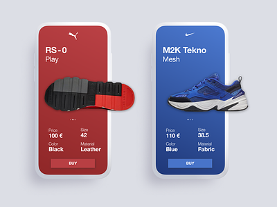 Single Product page - Daily ui - Sneakers app