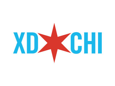 XD Chicago Meetup Logo chicago design logo meetup sandwiches star ux xd