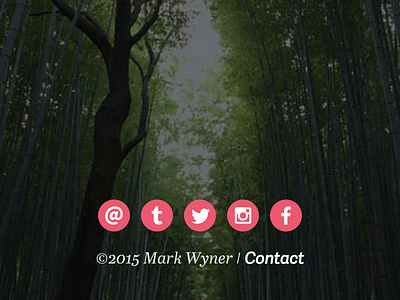 Contact/Social Footer