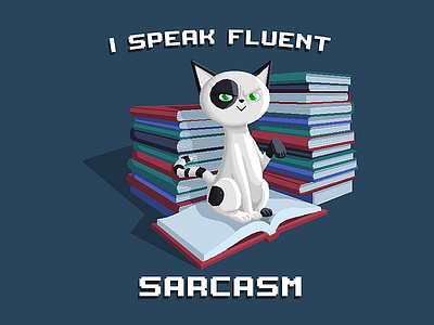 Plains & Pixels - I Speak Fluent Sarcasm Pixel Art