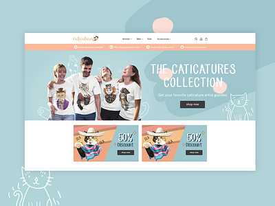 Caticatures - Web Design and Development