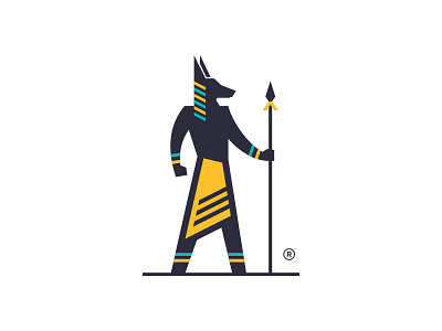 Anubis animal anubis branding culture design dog egypt geometric god icon illustration logo logodesign logodesigns logos modern mystic mythology simple sophisticated