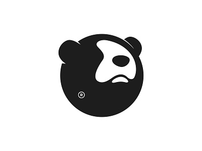 Bear Mark animal app bear branding circle grizzly head icon illustration logo logo design logos negative space polar polar bear simple