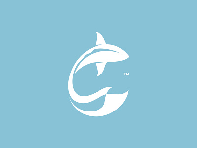 Fish Negative Space animal branding character design fin fish fish logo icon illustration logo logo design logos marine negative space ocean river simple