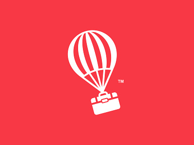 Business Traveler air balloon bag balloon branding business dual meaning icon illustration logo logo design logos simple simple logo travel traveler traveling