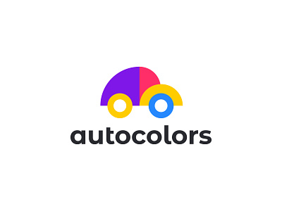 Auto Colors art branding car colorful colors design icon illustration logo logo ideas logo inspirations logos paint painting rounded simple ui youthful