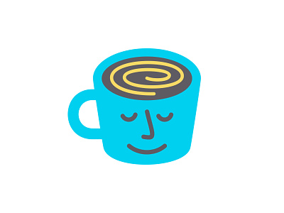 Mindful Cup branding calm coffee cup design icon illustration logo logo design logo inspirations logoideas logos mind mindful simple tea ui wellness