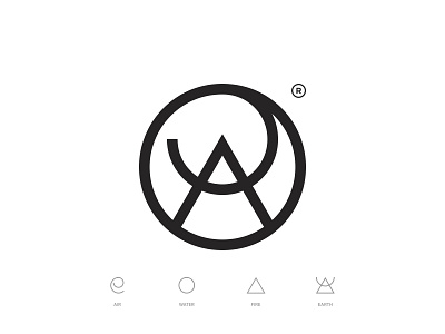 Logomark for ORGANIK branding design earth fashion fire icon logo logo design concept logo inspiration logo inspirations logodesign logodesigns logos mark minimal simple sport sporty stylish water