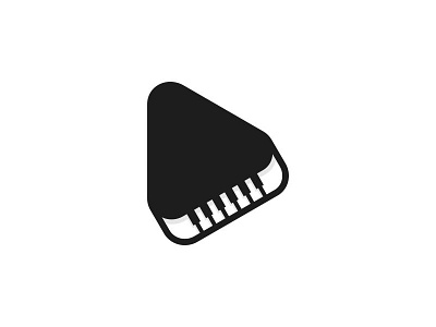 Play Piano | Revision Color app app icon application design icon iconic keyboard logo logo for sale logodesign logodesigns logos music pianist piano play play button simple ui ux