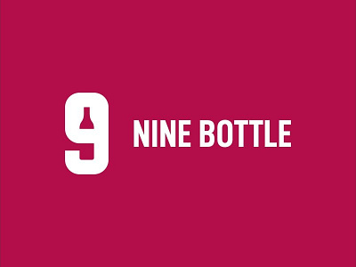 The Complete Nine Bottle Logo app bottle cafe glass icon letter logo logo for sale logodesign logodesigns logos negative space logo nine number restaurant simple typography vector vine wine