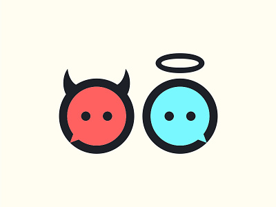 MoralNet angle answer app bubble character chat chatbot cute devil icon illustration logo logodesign logodesigns logos question simple speech talk vector