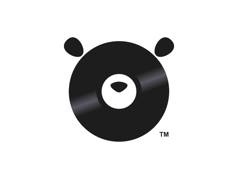 BearBeat animal app bear beat cd character cute disc dual meaning dvd grizzly icon logo logodesign logodesigns logos music polarbear simple vynil