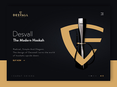 Desvall Stockholm Concept Design clean concept design desvall hookah minimal shisha site ui ux web