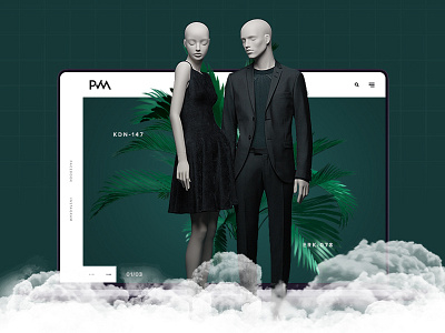 Mannequin web design | New ui art clean design designer director flat free minimal site ui ux web website
