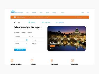 KLM Homepage Redesign - Part 1/3