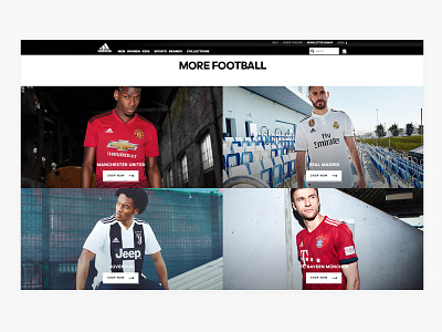 ADIDAS ARCHETIC FOOTBALL LANDING PAGE - PART 3/3 adidas animation archetic branding design football graphic design illustration landing page logo motion graphics players section soccer sport ui ui ux ux wallpaper