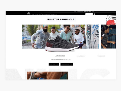 ADIDAS - PUREBOOST RUNNING LANDING PAGE - PART 3/4