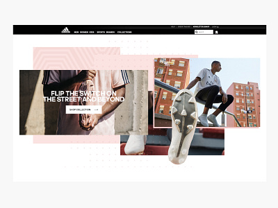 ADIDAS SPECTRAL MODE - STREET FOCUS 3/5 adidas ecommerce fasion football homepage landing page nike pink shop spectral mode webshop