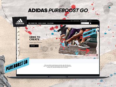 Adidas Pureboost Go - Behance project
