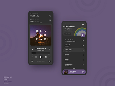 Music player | Daily UI #009