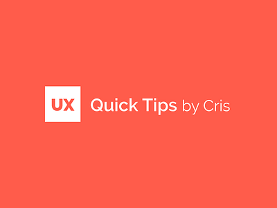 Ux Ui Quick Tips | Vol 01