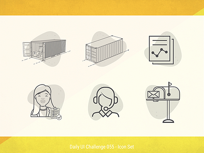 Icon Set app dailyui icon ui uichallenge user experience ux web