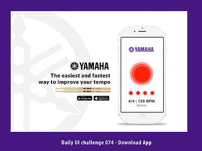 Download App app downloadapp ui uidaily ux yamaha yamahadrums