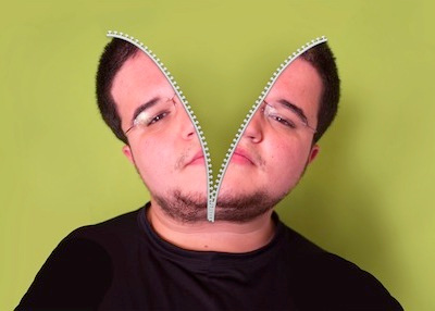 Splitting Headache illustrator photoshop tutorial zipper