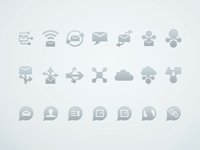 Random Icons - Free Download download free icons share cloud envelope email speech
