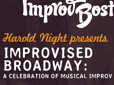 Improvised Broadway boston harold improv musical theater theatre