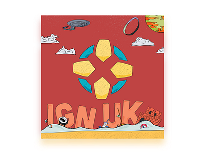 IGN UK Podcast Concept: Music Television ign illustration video games