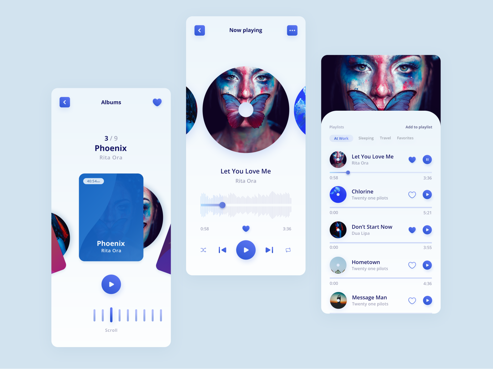 UI for Music Player App. by Enis Shala on Dribbble