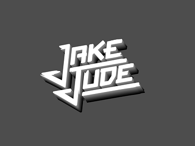 Jake Jude black branding design dj edm lettering logo logotype music