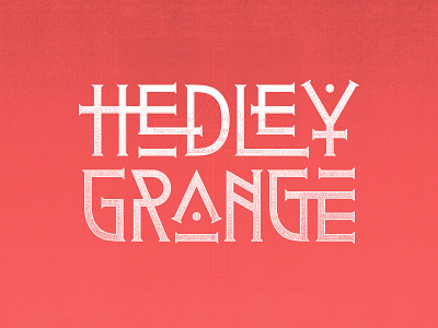 Hedley Grange black branding graphic design illustration lettering logo logotype music rock