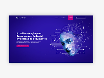 Facial Recognition - Landing Page