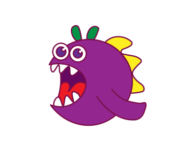 Colorful Monster Vector Illustration
