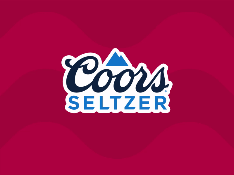 Coors Seltzer Animated Outdoor Badge alcohol animated animation badge badge design beer beer badge beer branding branding brew brewery design graphic design illustration logo logo design logoinspirations motion graphics sticker