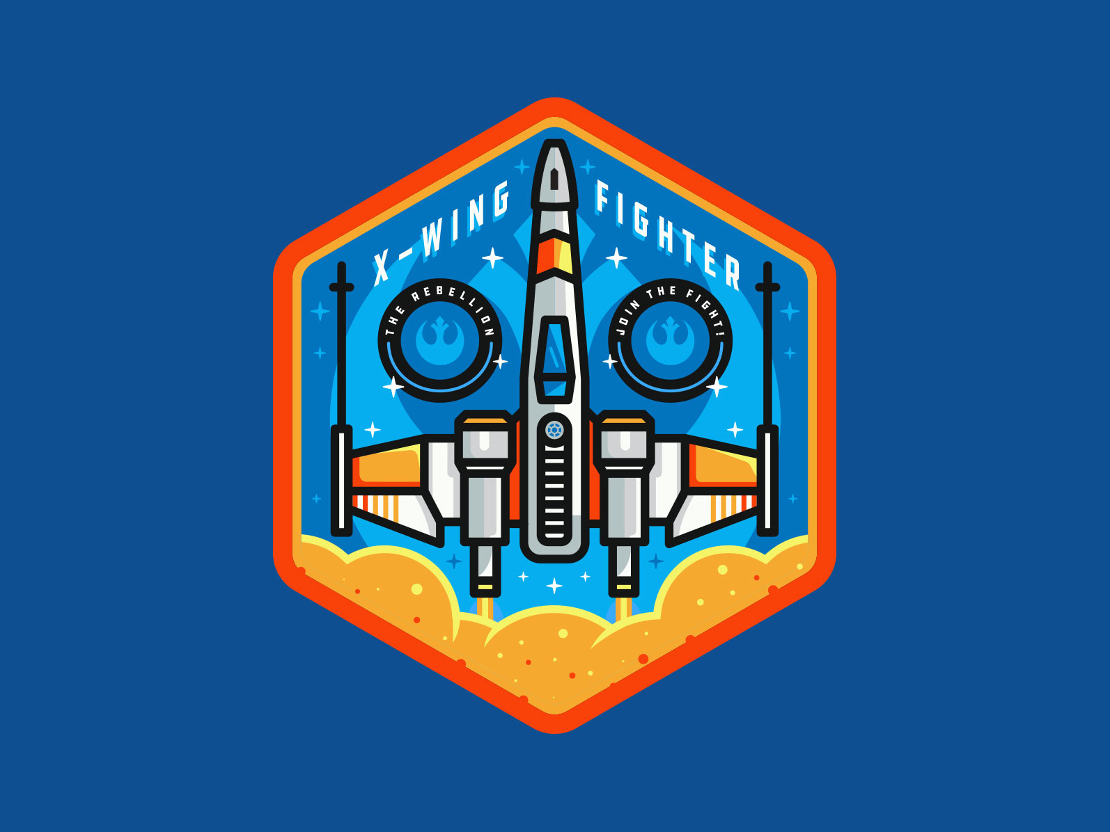 Red Leader X-Wing Fighter by Jamie Ferrato on Dribbble