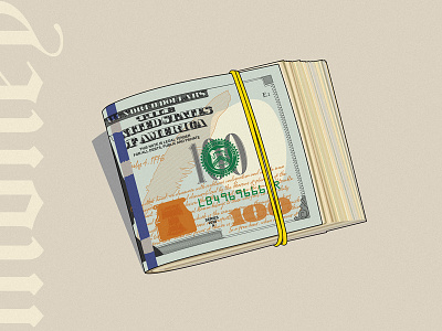 Money Illustration america cash dollar green ilustration money money roll vector