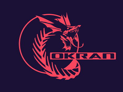 OKRAN Esports art blue branding design esport esport logo esports esports logo graphic icon illustration illustrator okran vector vector art vector illustration vectorart