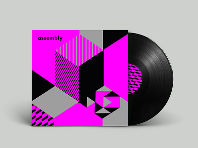 assembly vinyl design flat illustration