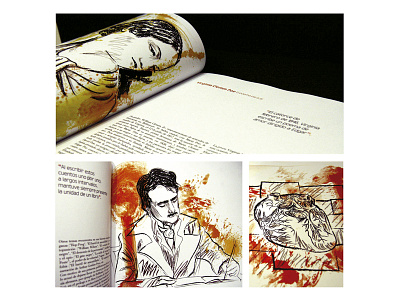Edgar Allan Poe Books edgar allan poe editorial design illustration