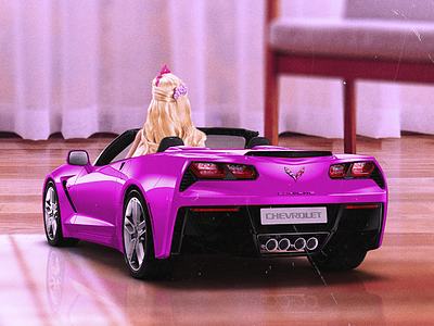 Doll Car brand car cars chevrolet children´s da doll girls kids retouch seasonal social media
