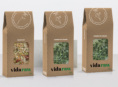 vidaraw - Brand creation project alexruelasmoraila brand branding design identity laru logo logotype packaging portfolio